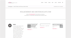 Desktop Screenshot of erotikgigant.com