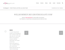 Tablet Screenshot of erotikgigant.com